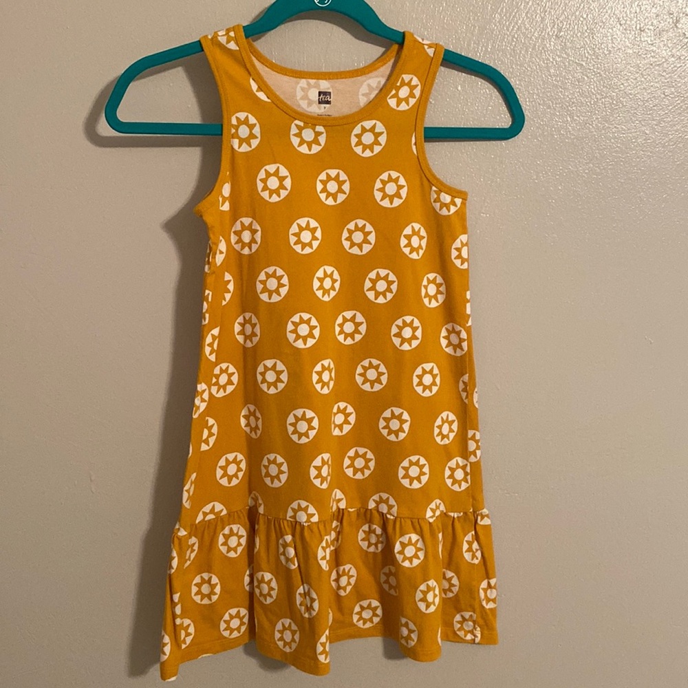 Tea Collection Ruffled Sleeveless A-Line Dress
